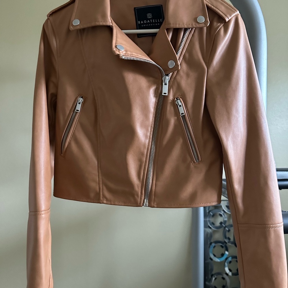 Bagatelle Faux Leather Jacket